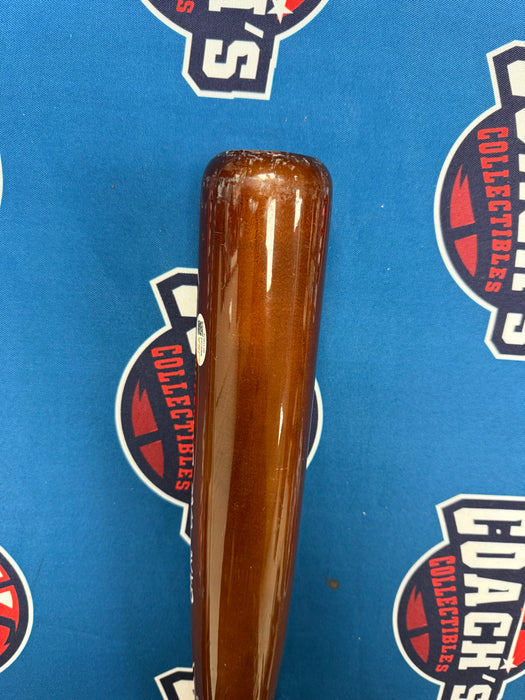 Ronny Mauricio Autographed GAME USED Bat from 2025 Season w/ Inscr (JSA)