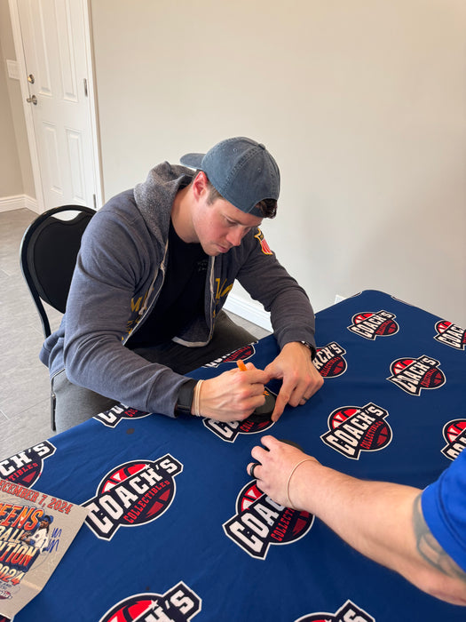 Matt Martin Autographed NY Islanders Logo Puck (JSA)