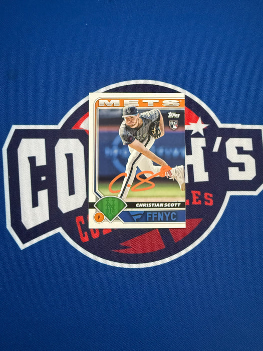 Christian Scott Autographed 2024 Topps Fanatics Fest Rookie Card (GTP)