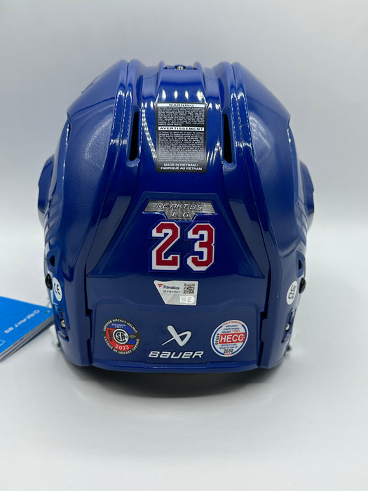 Adam Fox Autographed NY Rangers Full Size Bauer Helmet Sz Large (Fanatics)