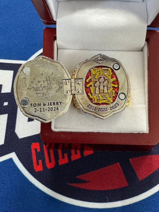 Patrick Mahomes Super Bowl LVIII Replica Ring with Display Box