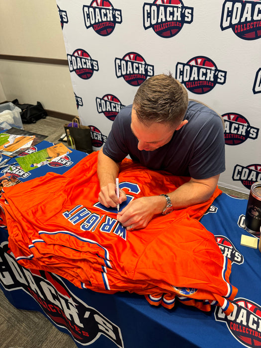 David Wright Autographed NY Mets CUSTOM Orange Jersey with The Captain Inscription (JSA)