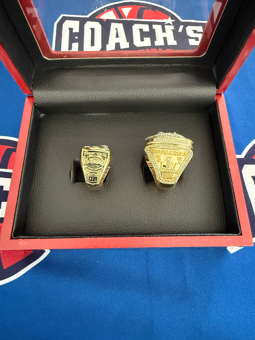 Tampa Bay Buccaneers 2pc Replica Super Bowl Rin Set with Display Box