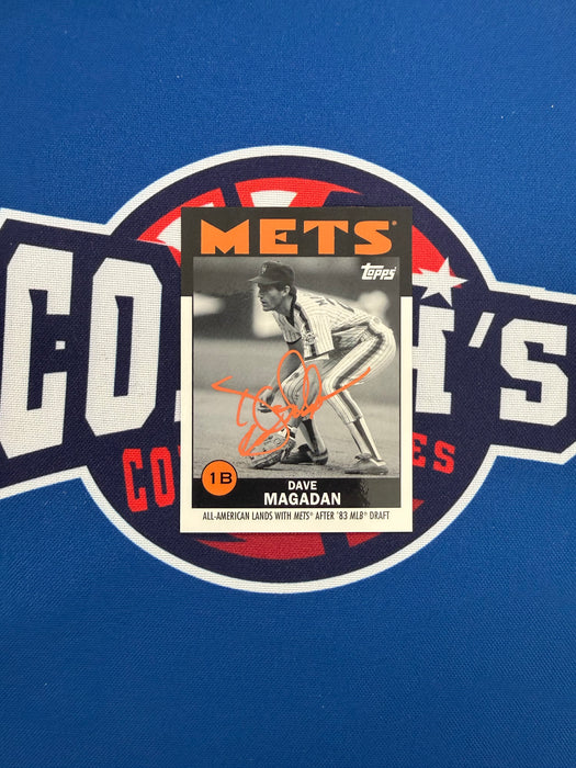 Dave Magadan Autographed 2021 Topps Once Upon a Time in Queens Special Set Card (GTP)