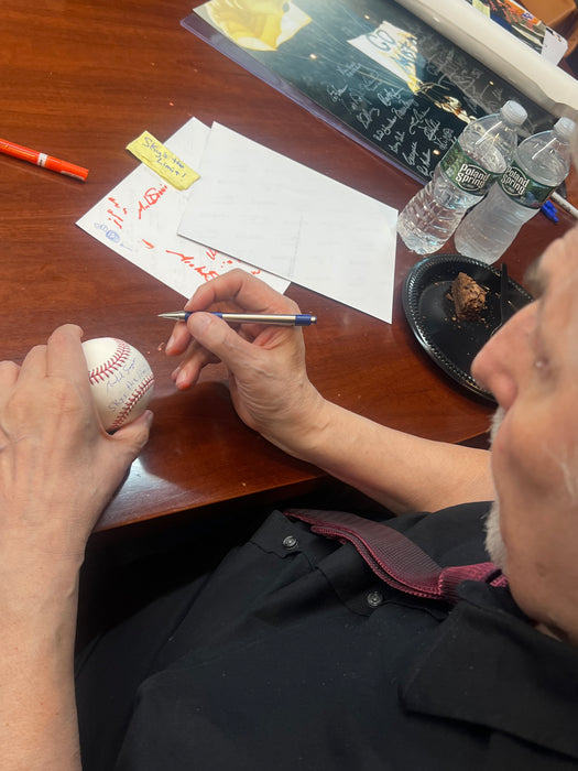 Michael Sergio Autographed Official Major League Baseball w/ Inscription (JSA)