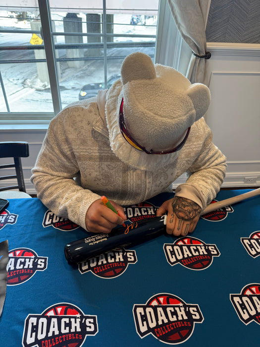 Francisco Alvarez Autographed Marucci Game Model Bat (Beckett)