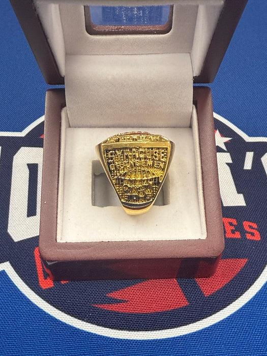 Syracuse Orange REPLICA 2003 College Basketball National Championship Ring w/ Display Box