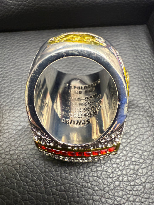 Florida Panthers 2pc Replica Stanley Cup Ring with Display Box