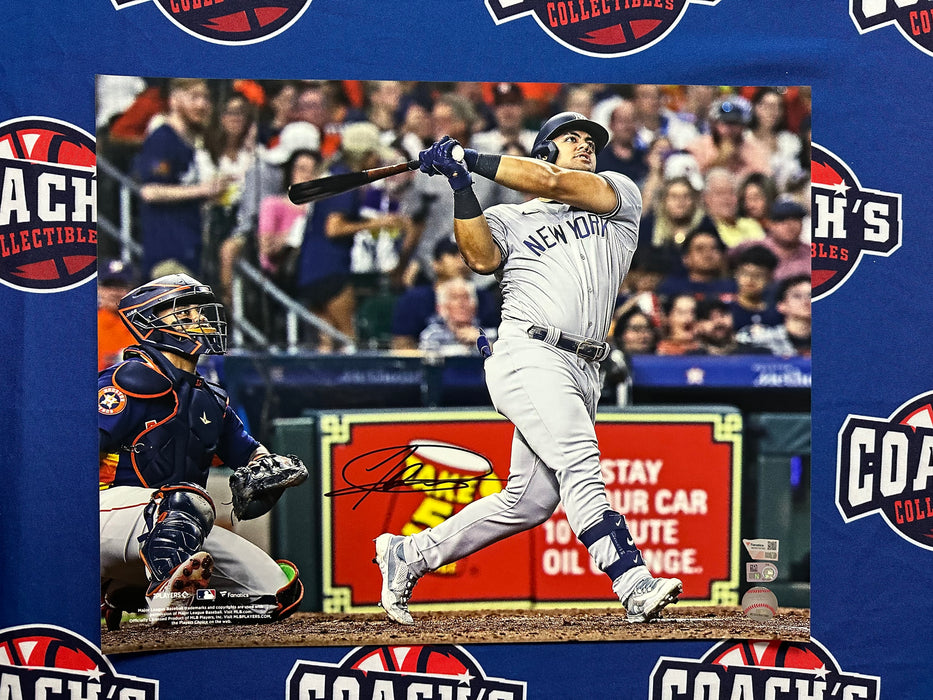 Jason Dominguez Autographed 16x20 NY Yankees Photograph (Fanatics)