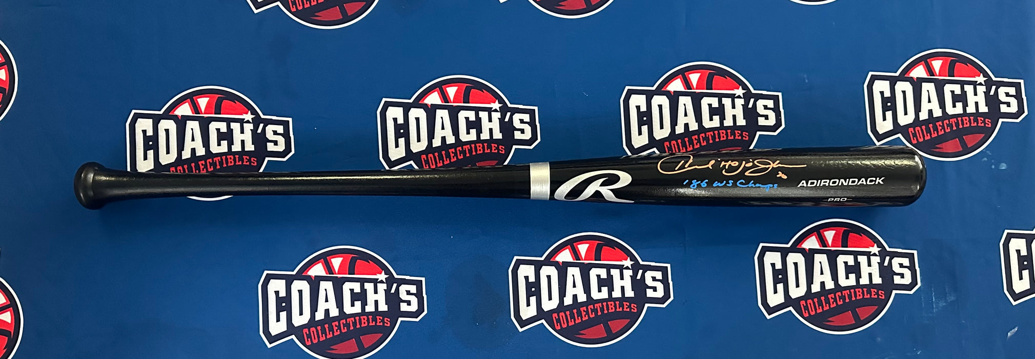 Howard “HoJo” Johnson Autographed Rawlings Pro Model Bat w/ 86 WS Champs Inscription (Beckett)