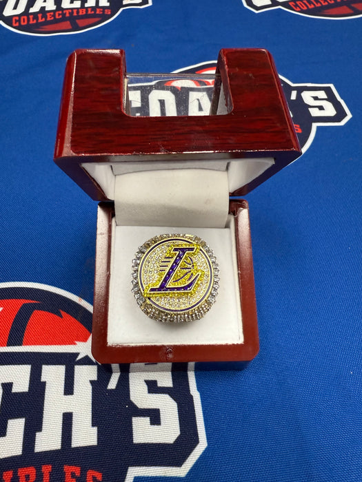 Los Angeles Lakers 2020 Replica NBA Championship Ring with Display Box