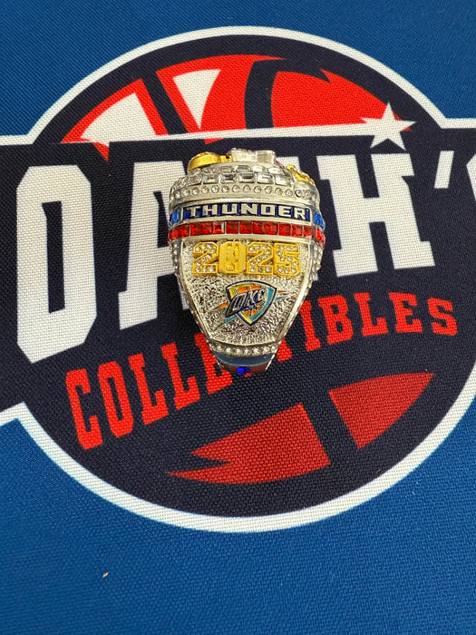 Oklahoma City Thunder Replica 2025 NBA Championship Ring (SGA-MVP)