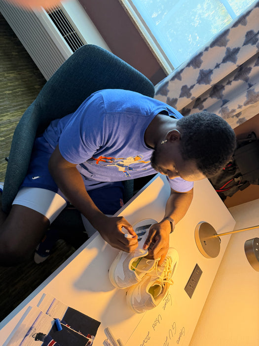 GAME USED Ronny Mauricio Autographed PAIR of Adidas Cleats w/ Game Used 2025 Inscription (JSA)