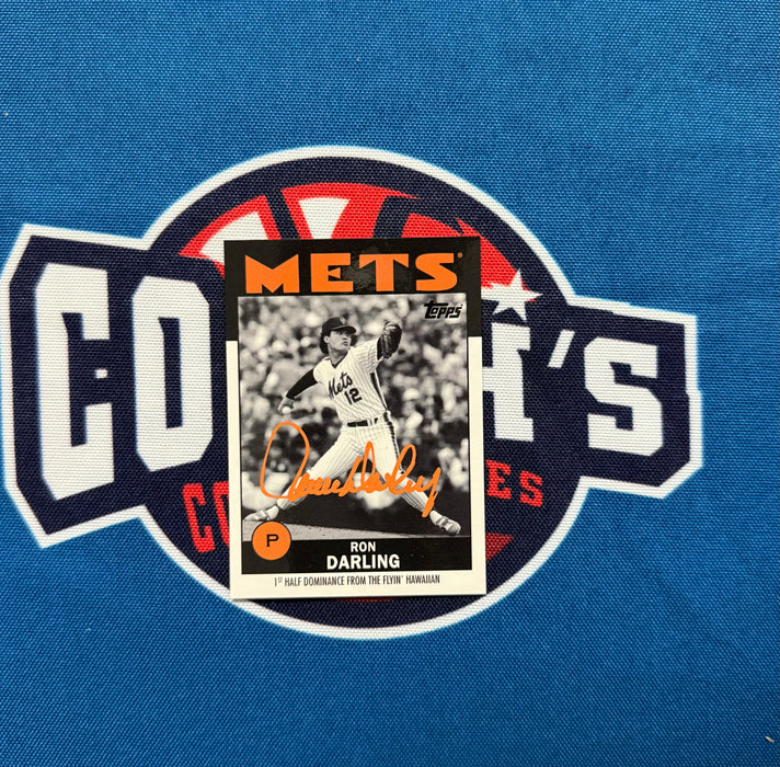 Ron Darling Autographed 2021 Topps Once Upon a Time in Queens Special Set Card (GTP)