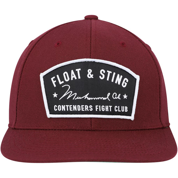Muhammad Ali Contenders Clothing Unisex Float & Sting Snapback Hat - Maroon