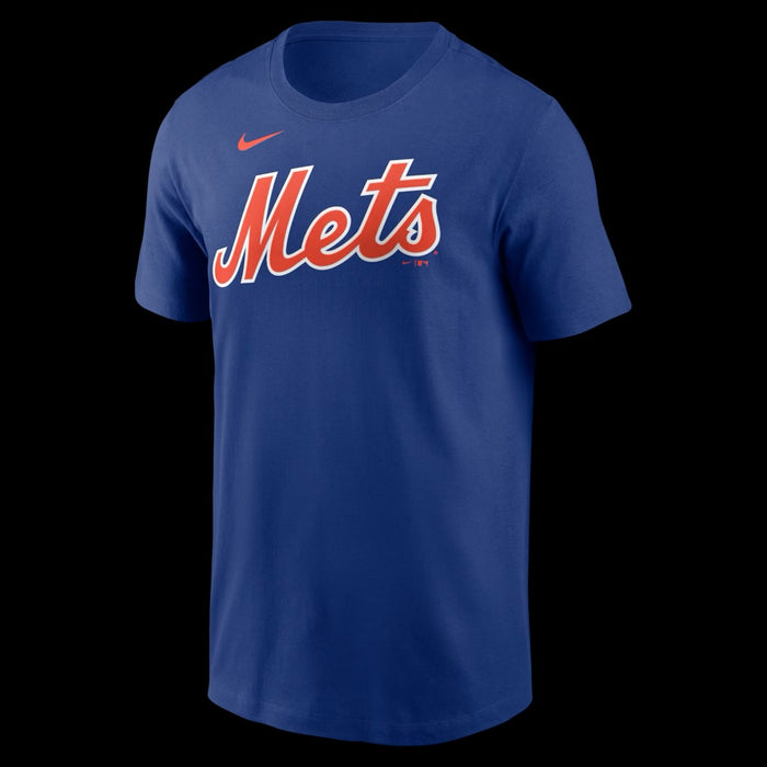 Brandon Nimmo New York Mets Nike Name & Number T-Shirt Sz LARGE - Royal