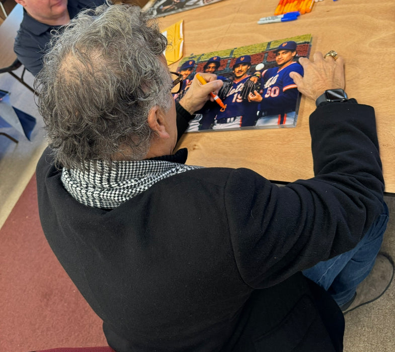 Doc Gooden, Ron Darling, Sid Fernandez, & Bobby Ojeda Quad Signed 12x18 Photo (JSA)