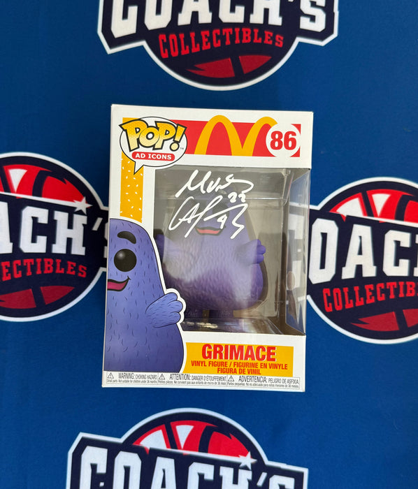 Mark Vientos & Francisco Alvarez DUAL Autographed Grimace Funko Pop (Beckett)