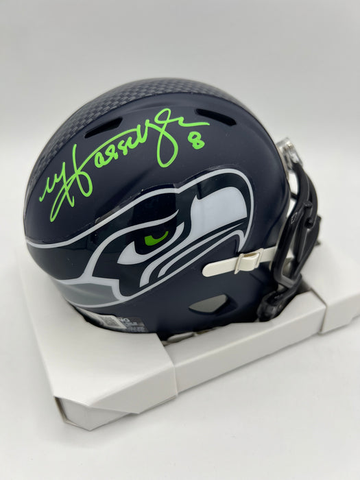 Matt Hasselbeck Autographed Seattle Seahawks Speed Mini Helmet (Beckett)