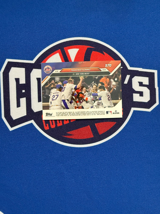 Francisco Alvarez Autographed 2024 Topps NOW Card #570 (GTP)