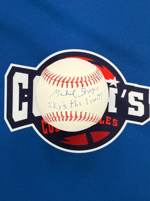Michael Sergio Autographed Official Major League Baseball w/ Inscription (JSA)