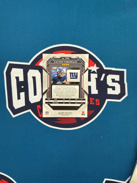 Kayvon Thibodeaux Autographed 2022 Panini Prizm #370 RC (GTP)