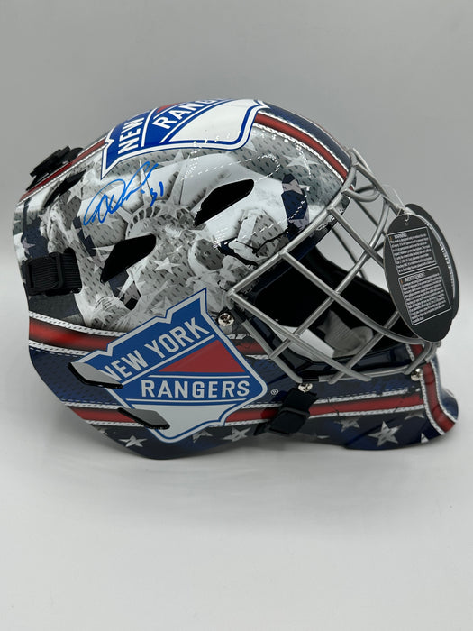 Igor Shesterkin Autographed NY Rangers Full Size Replica Goalie Mask (Fanatics)