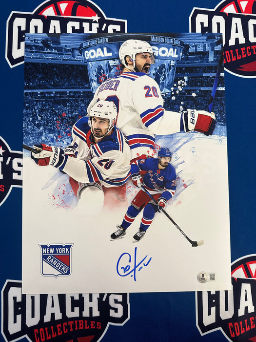 Chis Kreider Autographed 11x14 Custom Edit Photo (Beckett)