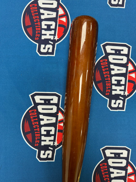 Ronny Mauricio Autographed GAME USED Bat from 2025 Season w/ Inscr (JSA)