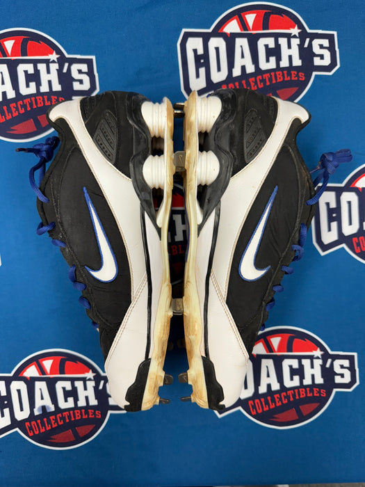 GAME USED David Wright Autographed PAIR of Blue Nike Cleats w/ Game Used Inscription (Beckett)