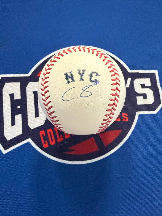 Christian Scott Autographed City Connect Logo OML Baseball (JSA)