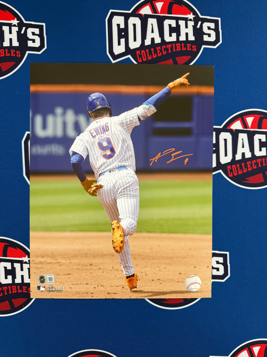 AJ Ewing Autographed 11x14 Home Run Trot Photo (JSA)