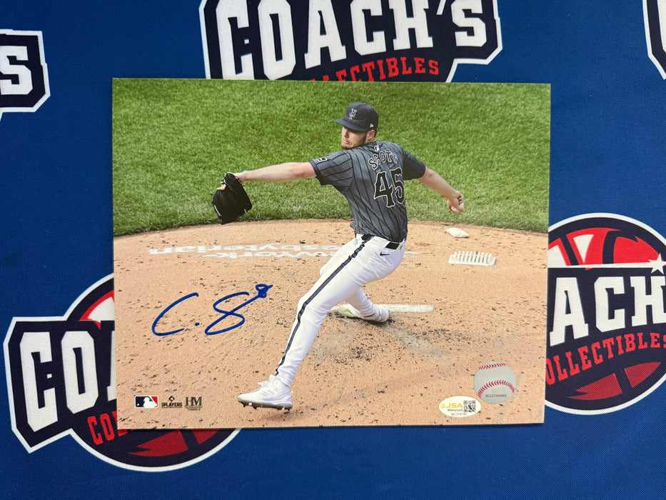 Christian Scott Autographed 8x10 NY Mets Photograph (JSA)
