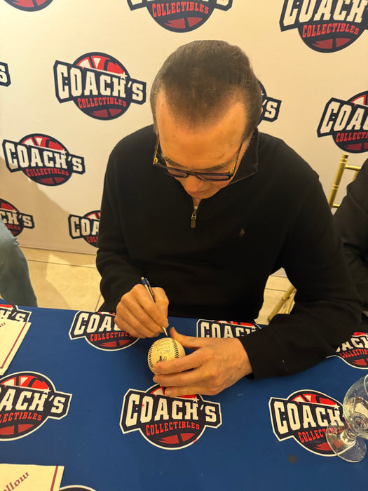 Chazz Palminteri Autographed Mickey Mantle Logo Ball w/ Quote (JSA)