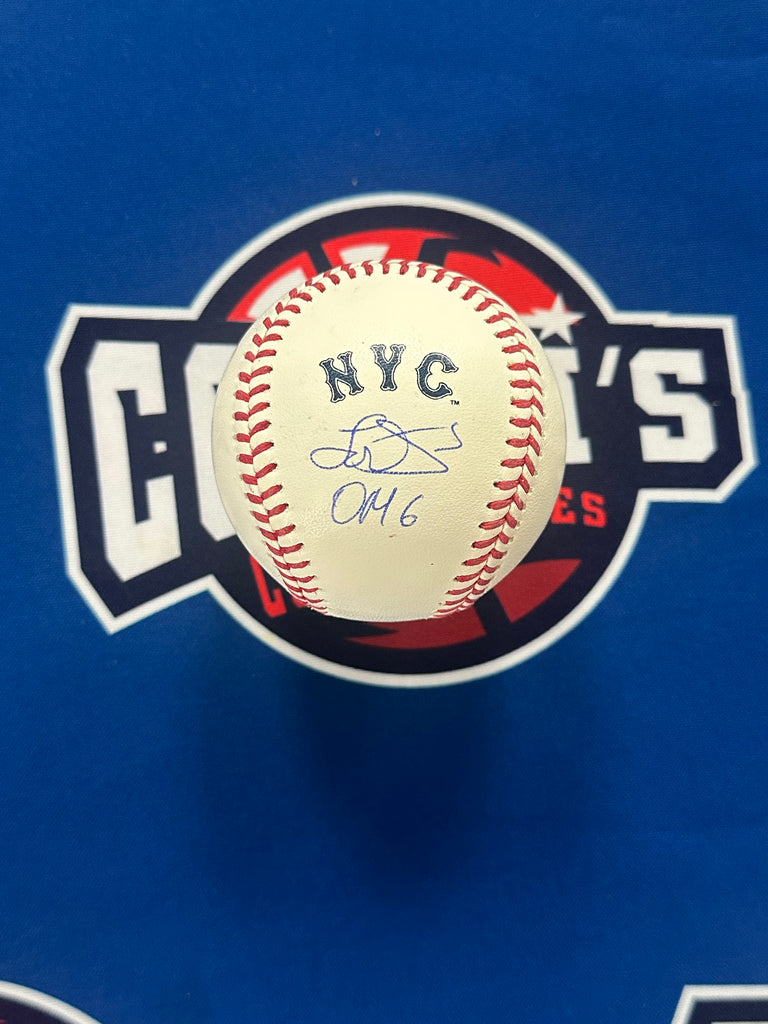 Jose Iglesias Autographed Official City Connect Baseball with OMG