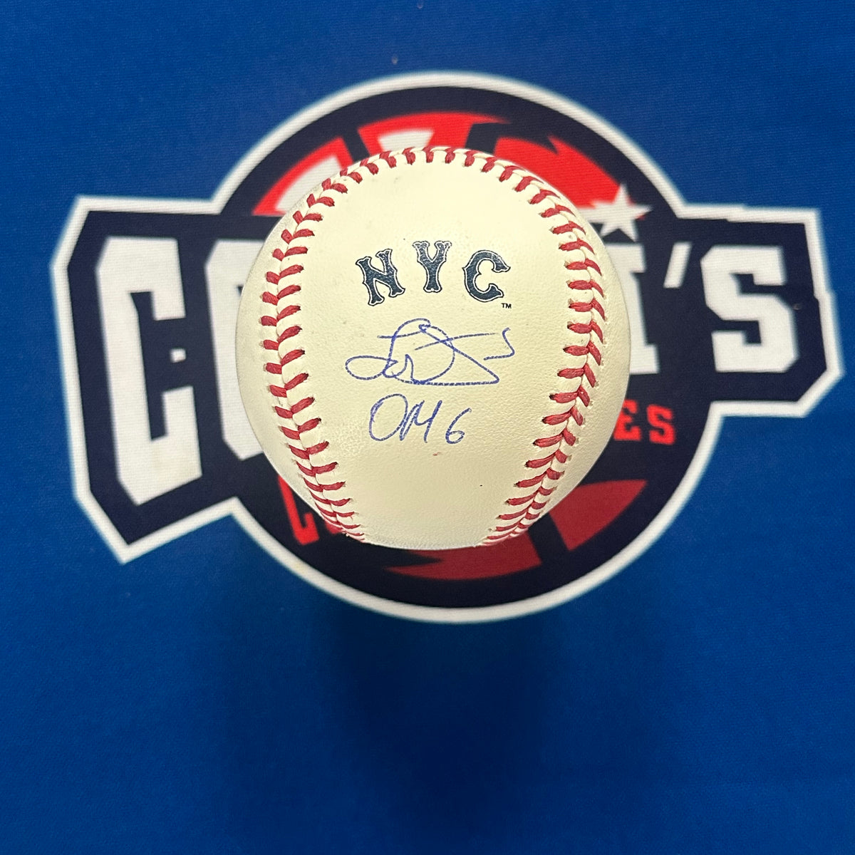 Jose Iglesias Autographed Official City Connect Baseball with OMG