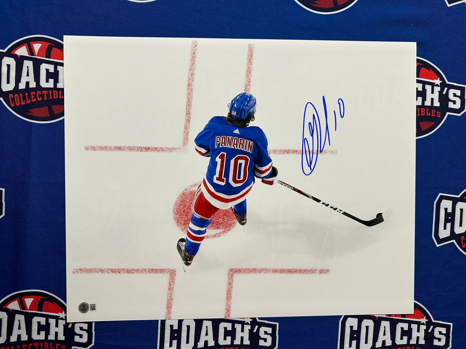 Artemi Panarin Autographed 16x20 Photo (Beckett)