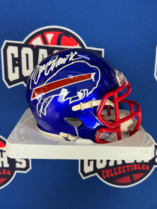 Bruce Smith Autographed Flash Alternate Mini Helmet (Beckett)