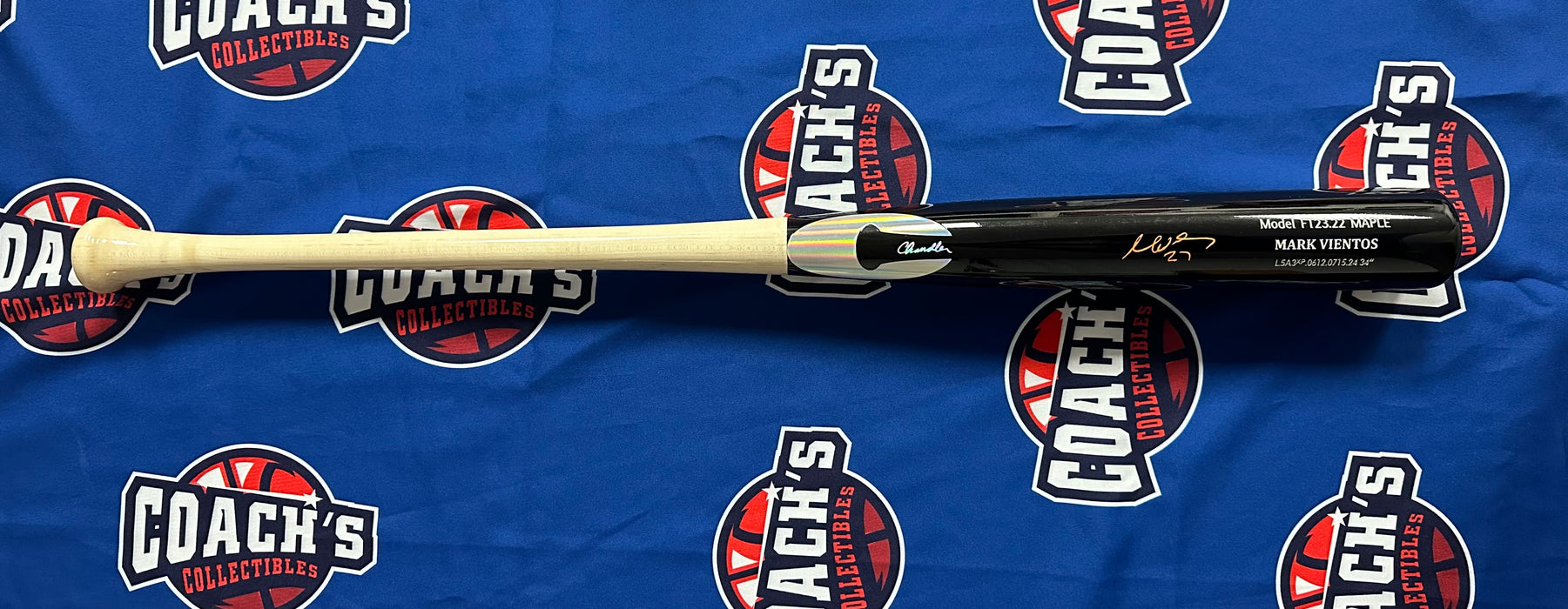 Mark Vientos Autographed Chandler Game Model Bat (Beckett)