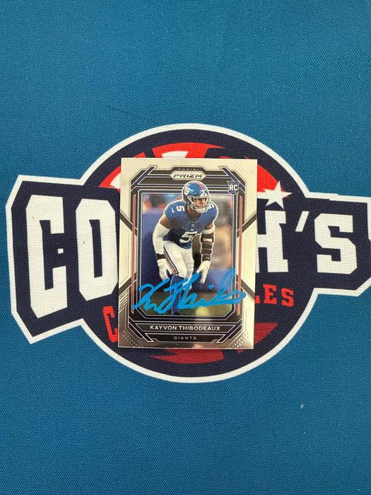 Kayvon Thibodeaux Autographed 2022 Panini Prizm #370 RC (GTP)