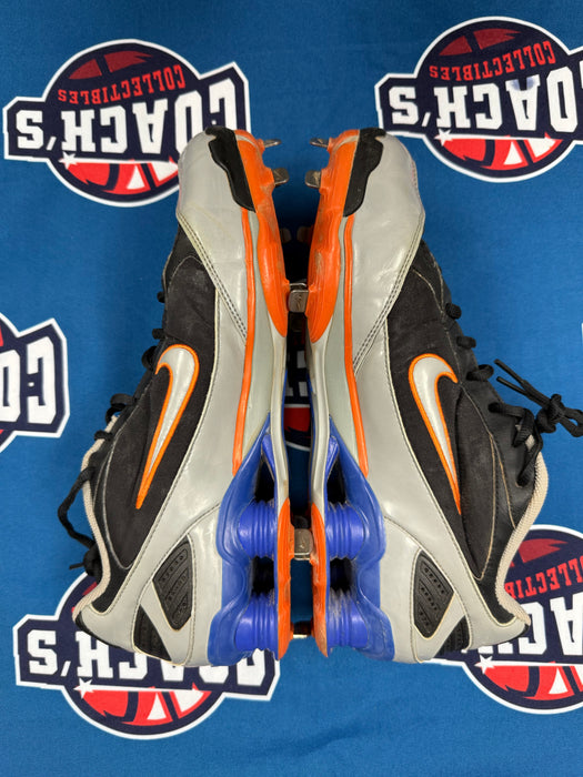 GAME USED David Wright Autographed PAIR of Blue Nike Cleats w/ Game Used Inscription (Beckett)