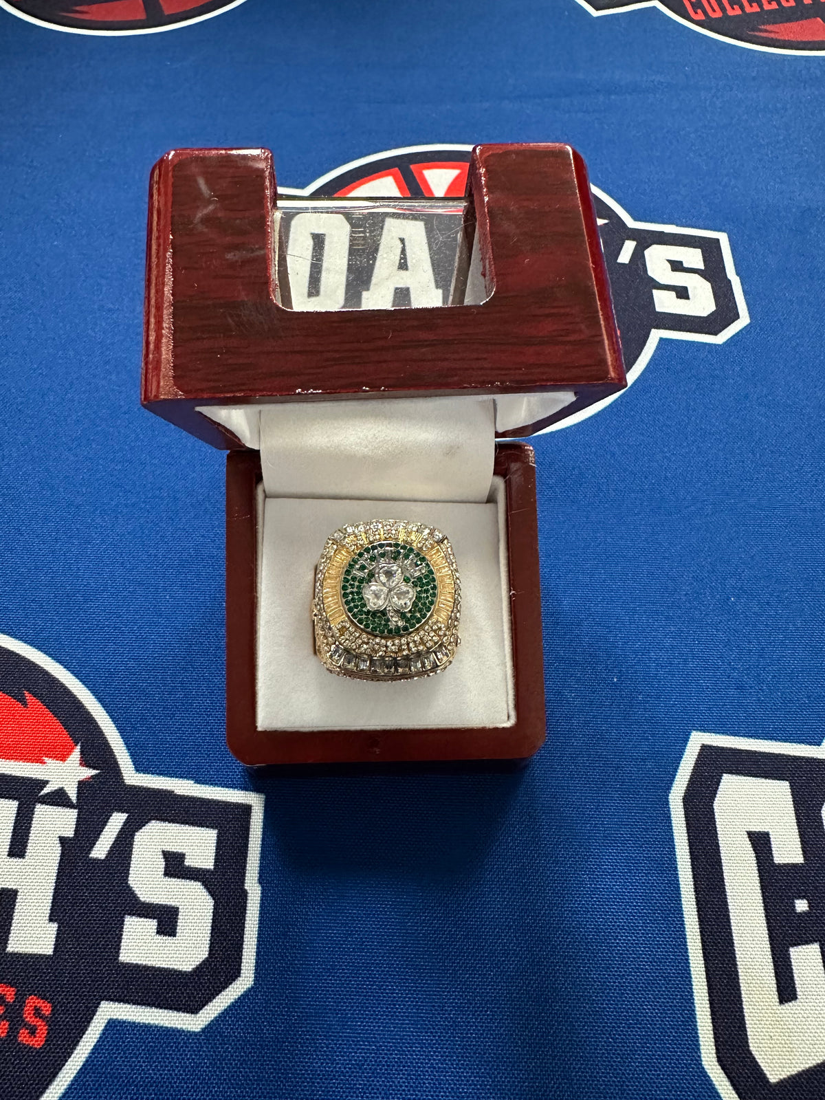 Boston Celtics Replica 2024 NBA Championship Ring with Display Box