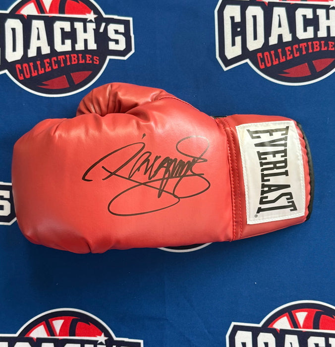 Manny Pacquiao Autographed Red Everlast Boxing Glove (Beckett)