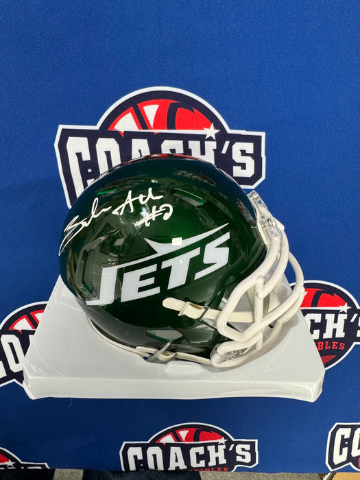 Braelon Allen Autographed NY Jets 2024 Speed Mini Helmet (Fanatics)