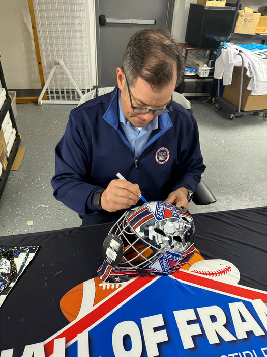 Mike Richter Autographed NY Rangers Full Size Replica Goalie Mask with 94 Cup! Inscription (Beckett)