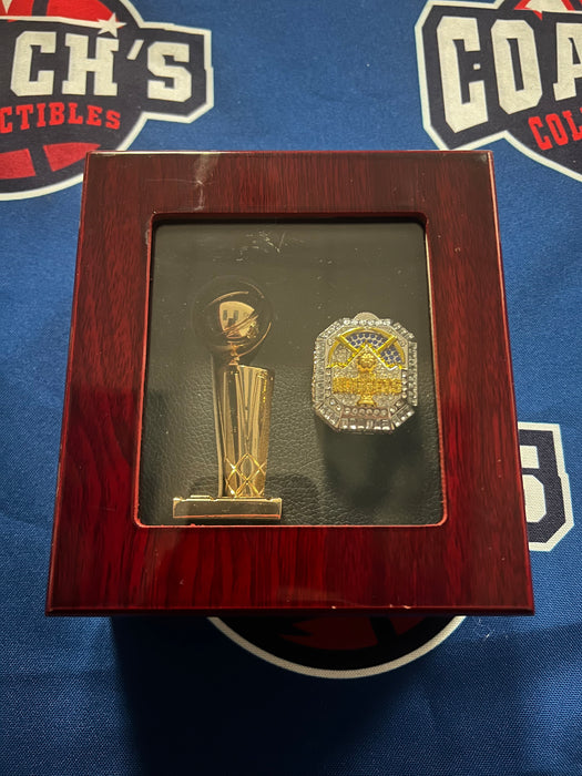 Denver Nuggets 2pc Replica NBA Championship Ring & Trophy with Display Box