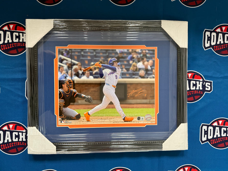 FRAMED AJ Ewing Autographed 11x14 Home Run at Citi Field Photo (Beckett)