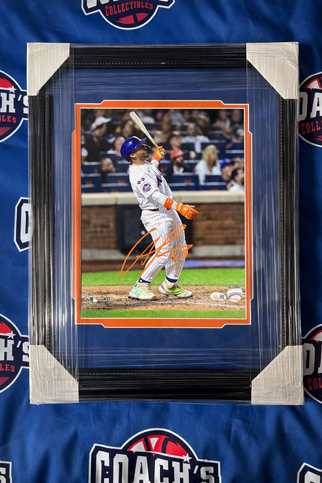 FRAMED Francisco Alvarez Autographed 11x14 Walk Off HR Photo (JSA)