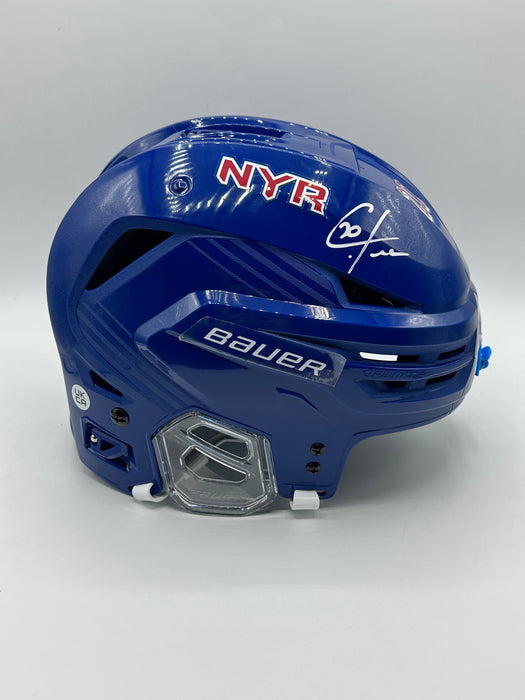 Chris Kreider Autographed NY Rangers Full Size Bauer Hockey Helmet (Beckett)