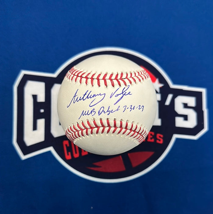 Anthony Volpe Autographed OMLB w/ MLB Debut 3-30-23 Inscription (Fanatics/MLB)